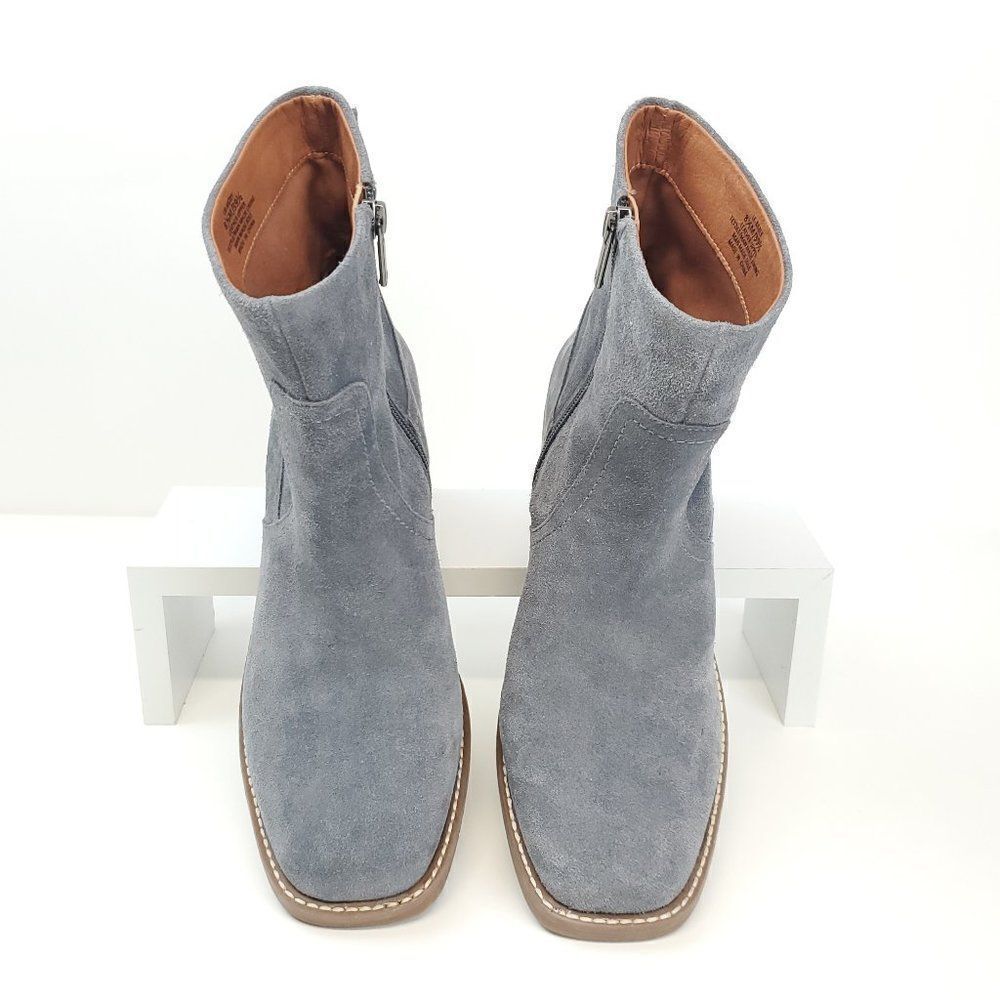 LUCKY BRAND Kazey Square Toe Bootie in Castlerock Oilsue NWOB US 8.5 - Picture 3 of 14